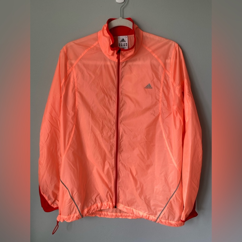 Adidas Vibrant Orange Lightweight Jacket